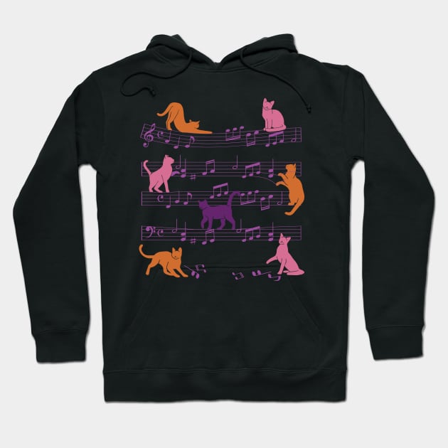 Musical Cats Cats Hoodie TeePublic